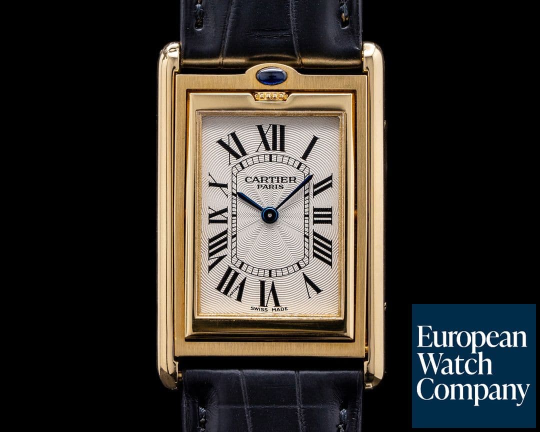 Image of Cartier Privee Tank Basculante 18K Yellow Gold LIMITED CPCP
