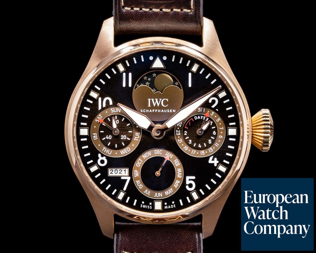 Image of IWC Big Pilot Perpetual IW502804 Calendar Rose Gold Limited 50 Pieces