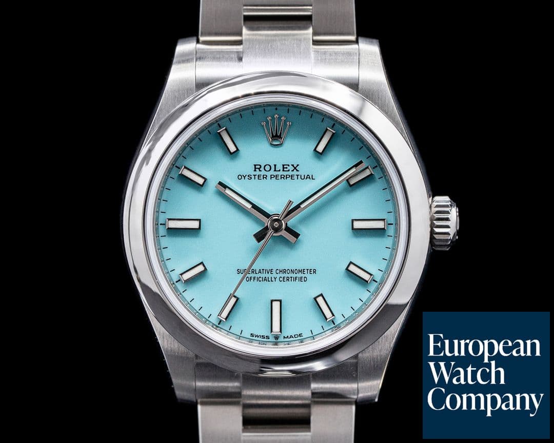 Image of Rolex Oyster Perpetual 277200 31mm SS / Turquoise Dial 2021 UNWORN