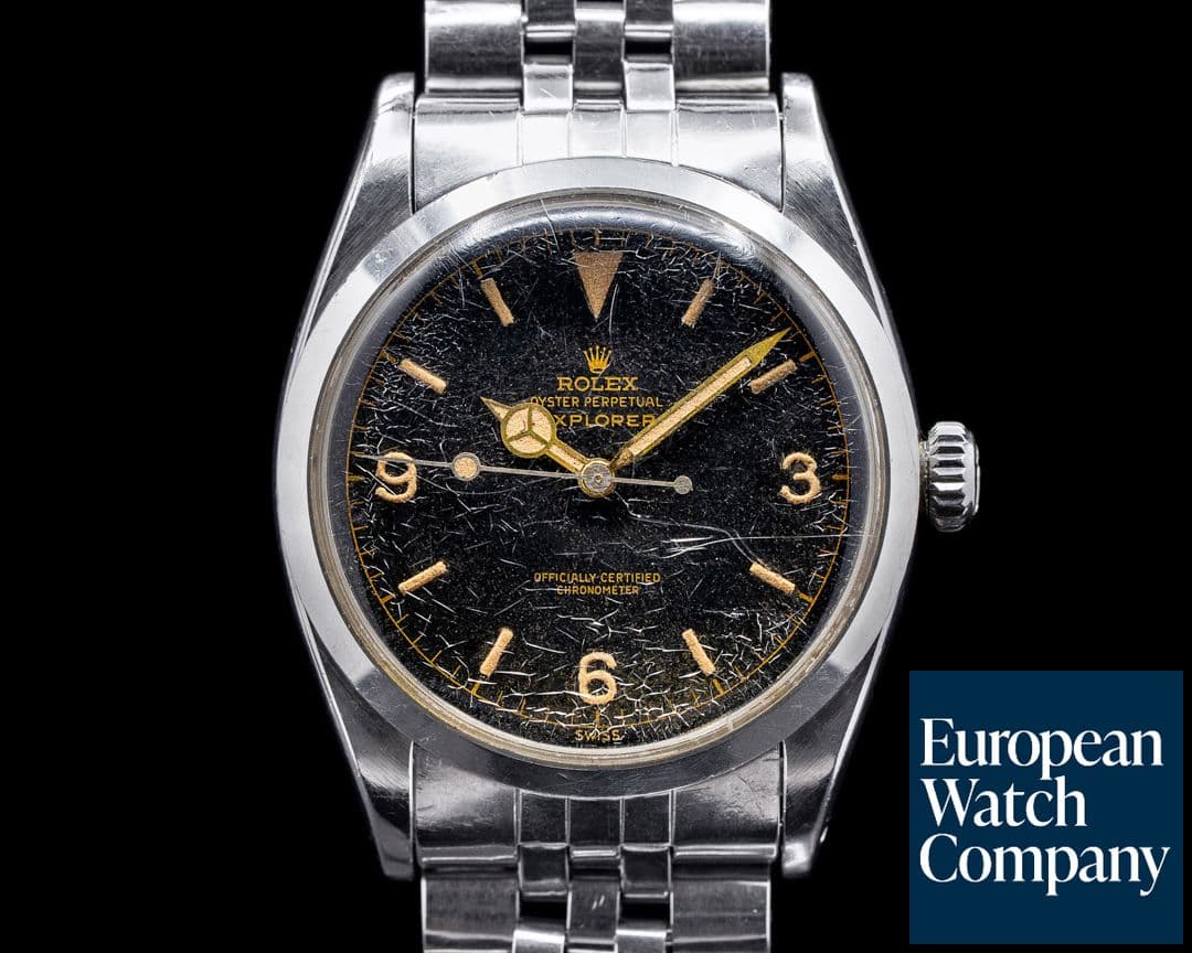 Image of Rolex Vintage Explorer I 6610 Gilt "Chapter Ring" Dial ORIGINAL OWNER