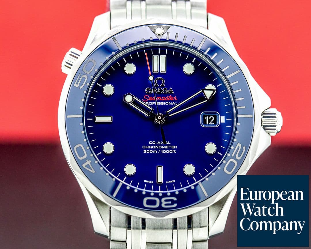 Image of Omega Seamaster Professional Blue Dial Co-Axial SS / SS 