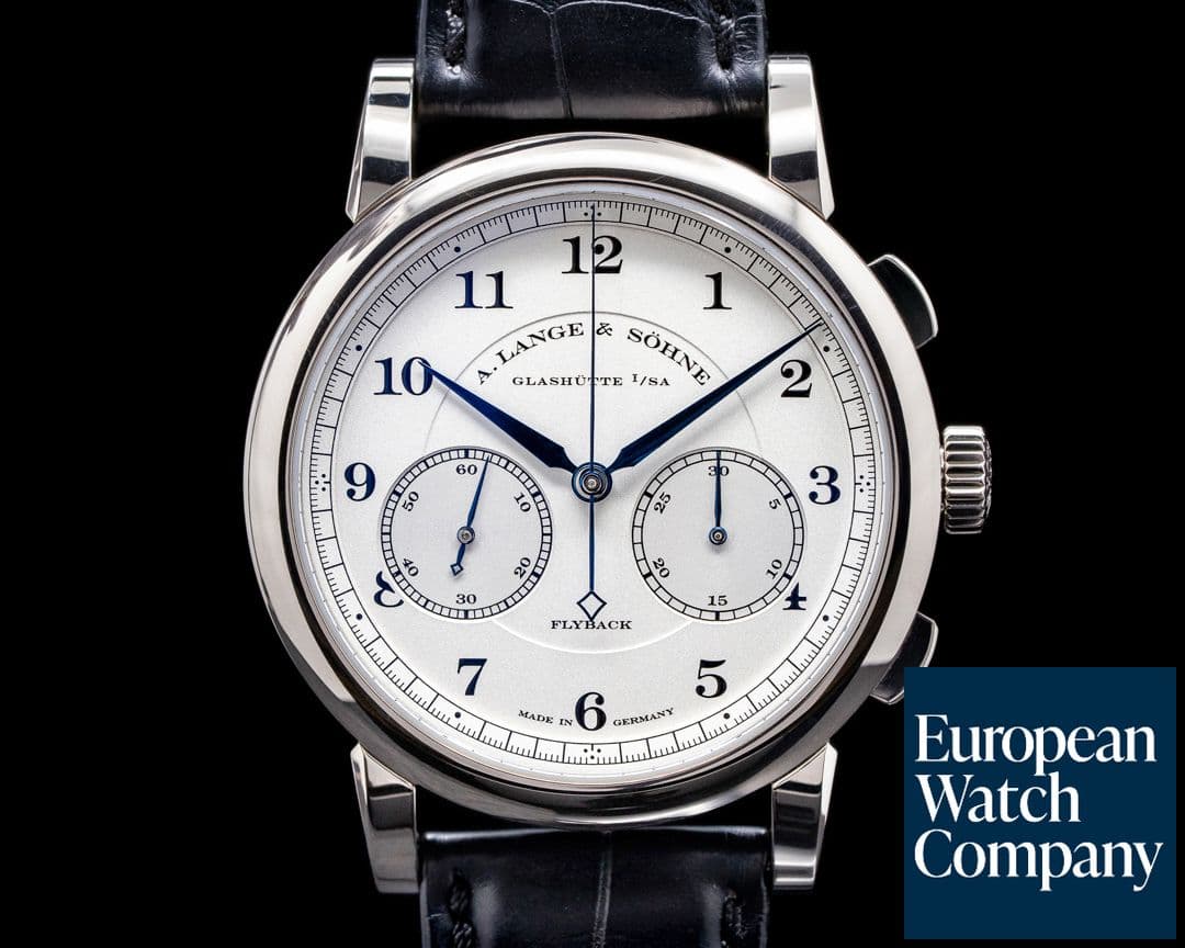 Image of A. Lange and Sohne 1815 Chronograph 402.026 18K White Gold 