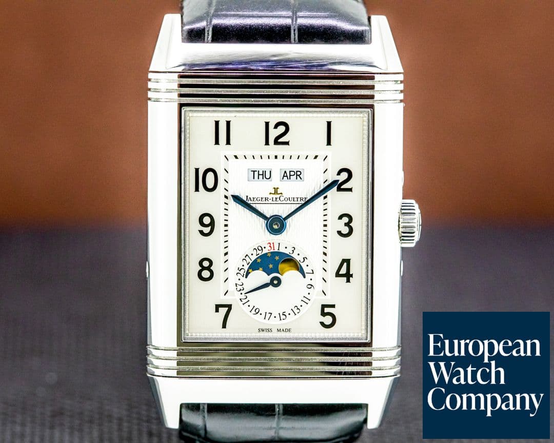 Image of Jaeger LeCoultre Reverso Grande Calendar SS Silver Dial SS/Deployant