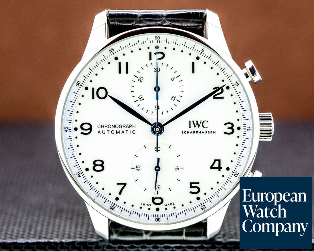 Image of IWC Portuguese Chronograph SS Lacquered Dial 150th Anniversary Limited