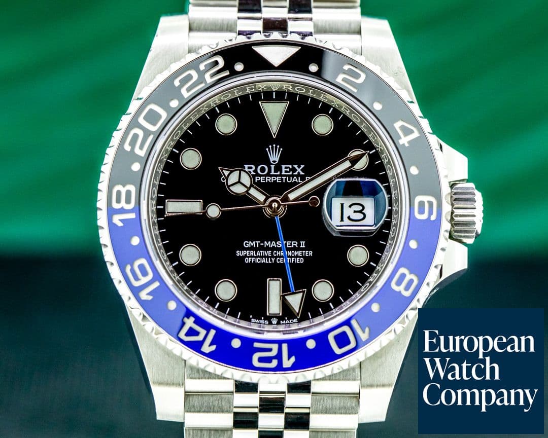 Image of Rolex GMT Master II 126710 Ceramic "Batman" SS 