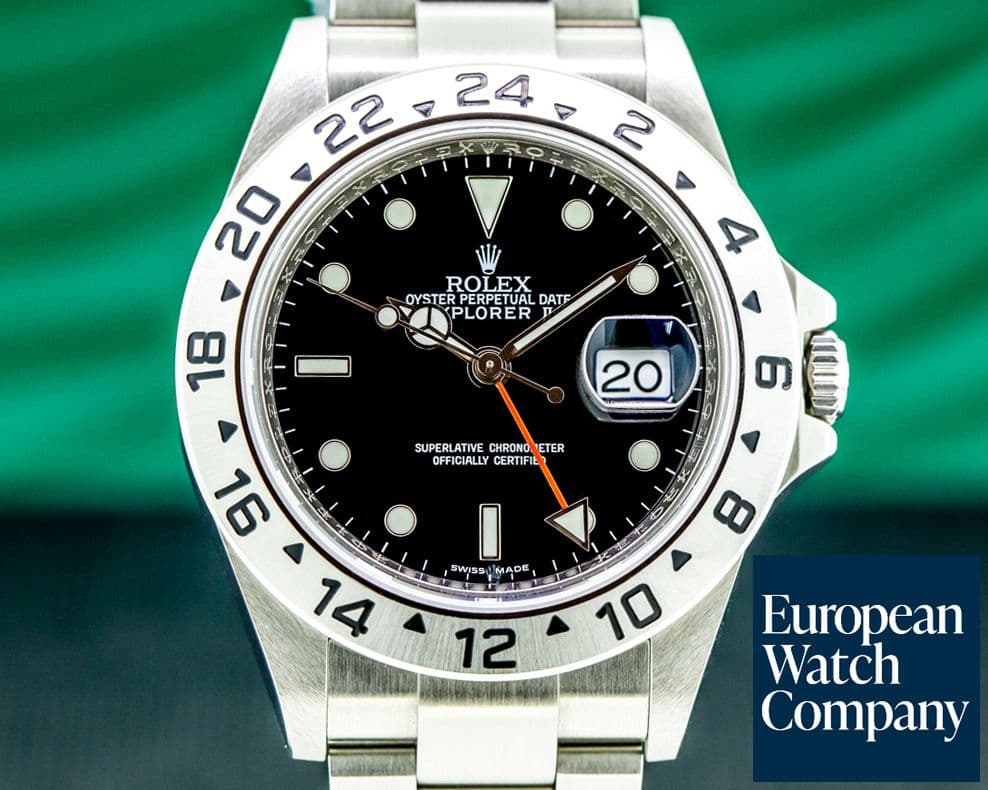 Image of Rolex Explorer II 16570 Black Dial VERY SHARP 2011
