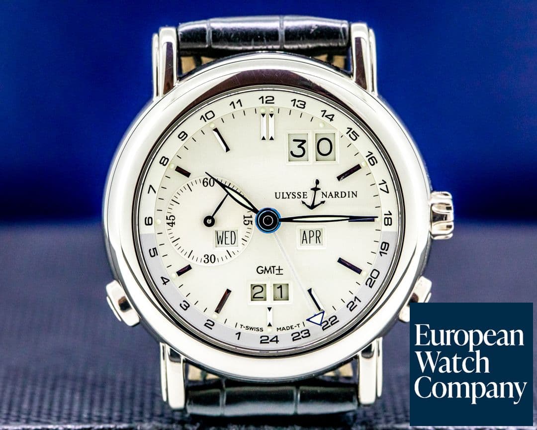 Image of Ulysse Nardin GMT Perpetual Calendar 18K White Gold 38MM