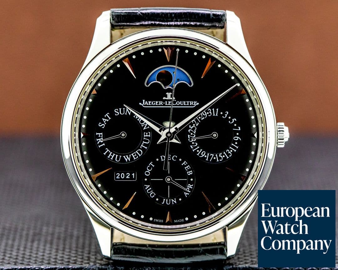 Image of Jaeger LeCoultre Master Ultra Thin Perpetual Calendar Black Dial 39MM
