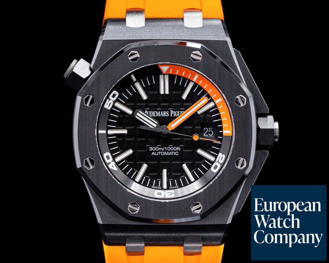 Image of Audemars Piguet Royal Oak Offshore Diver Ceramic 15707CE Orange 