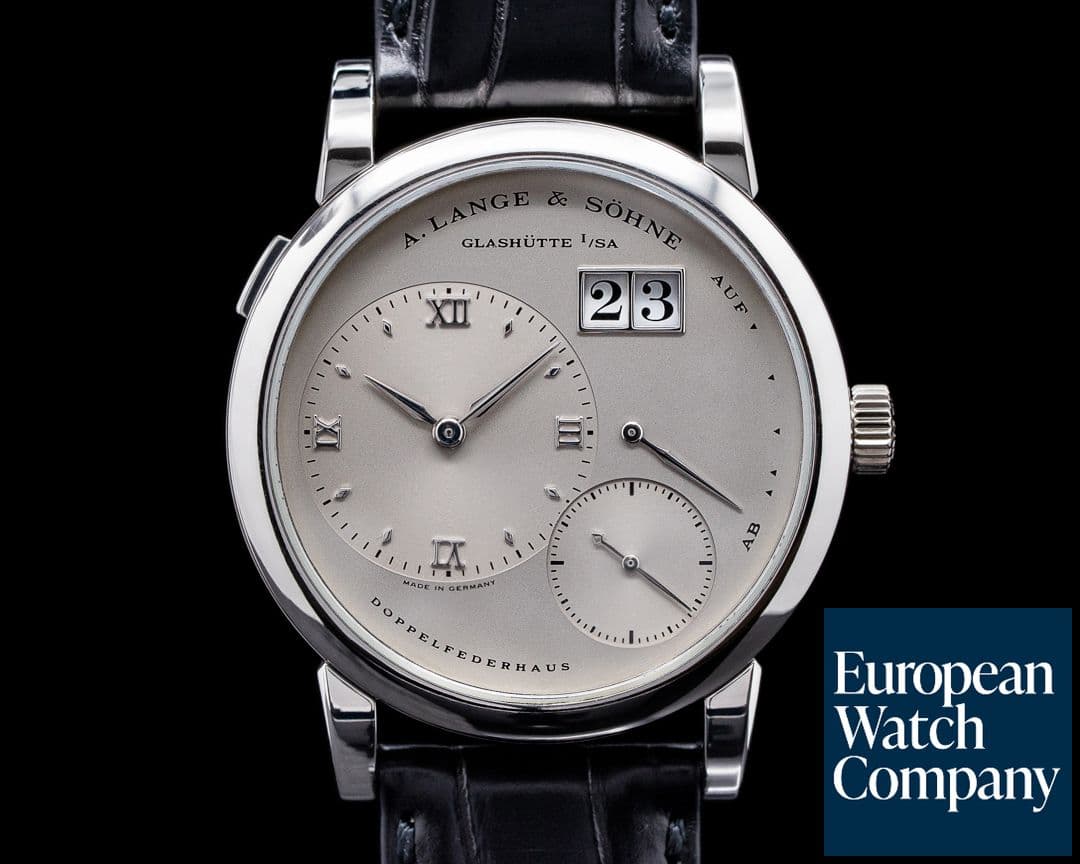 Image of A. Lange and Sohne Lange 1 101.025 Platinum "STEALTH" Silver Dial