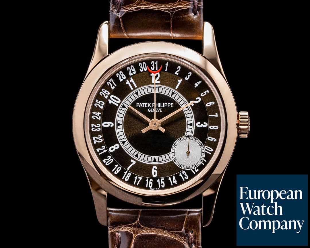Image of Patek Philippe 6000R Brown Dial Rose Gold / Deployant

