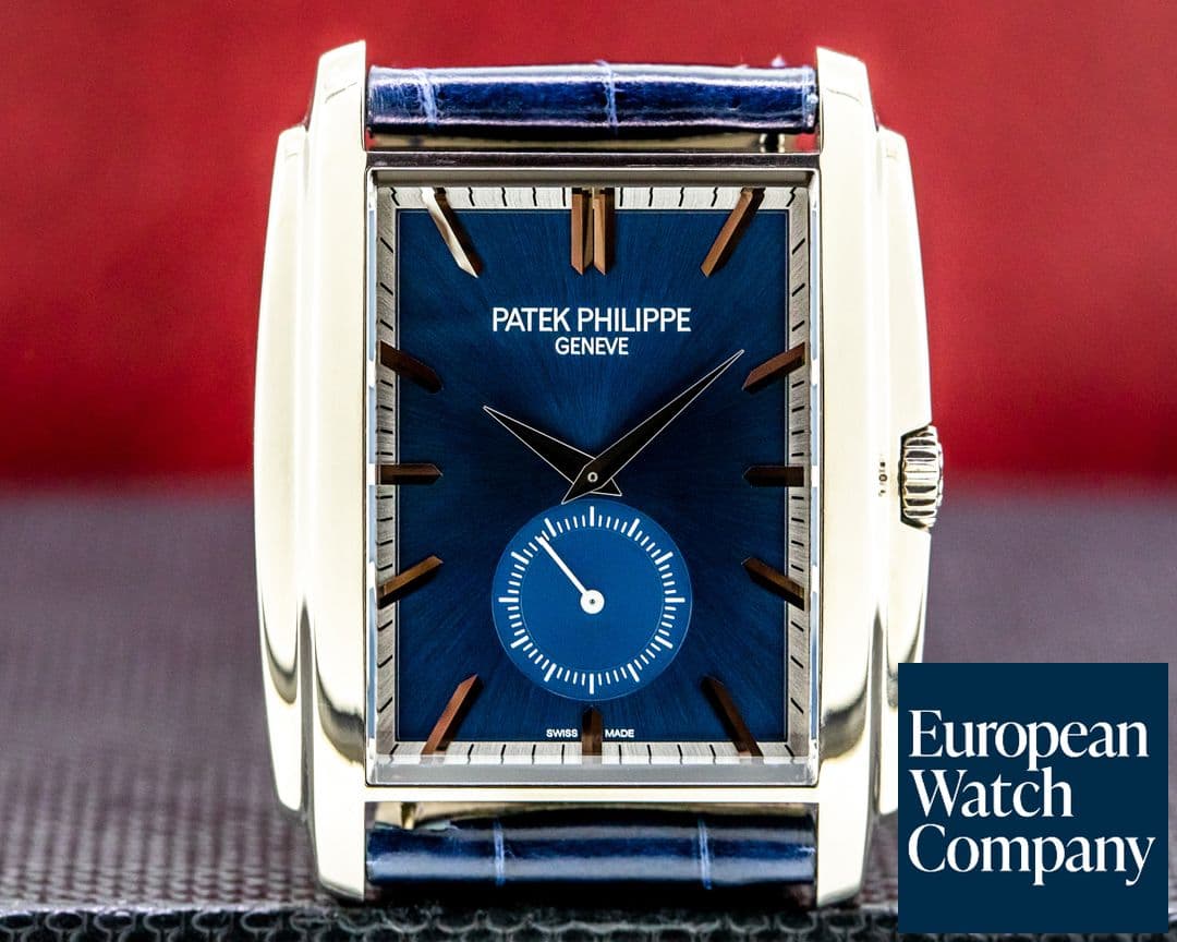 Image of Patek Philippe Gondolo 18K 5124G-011 White Gold Blue Dial Manual Wind 