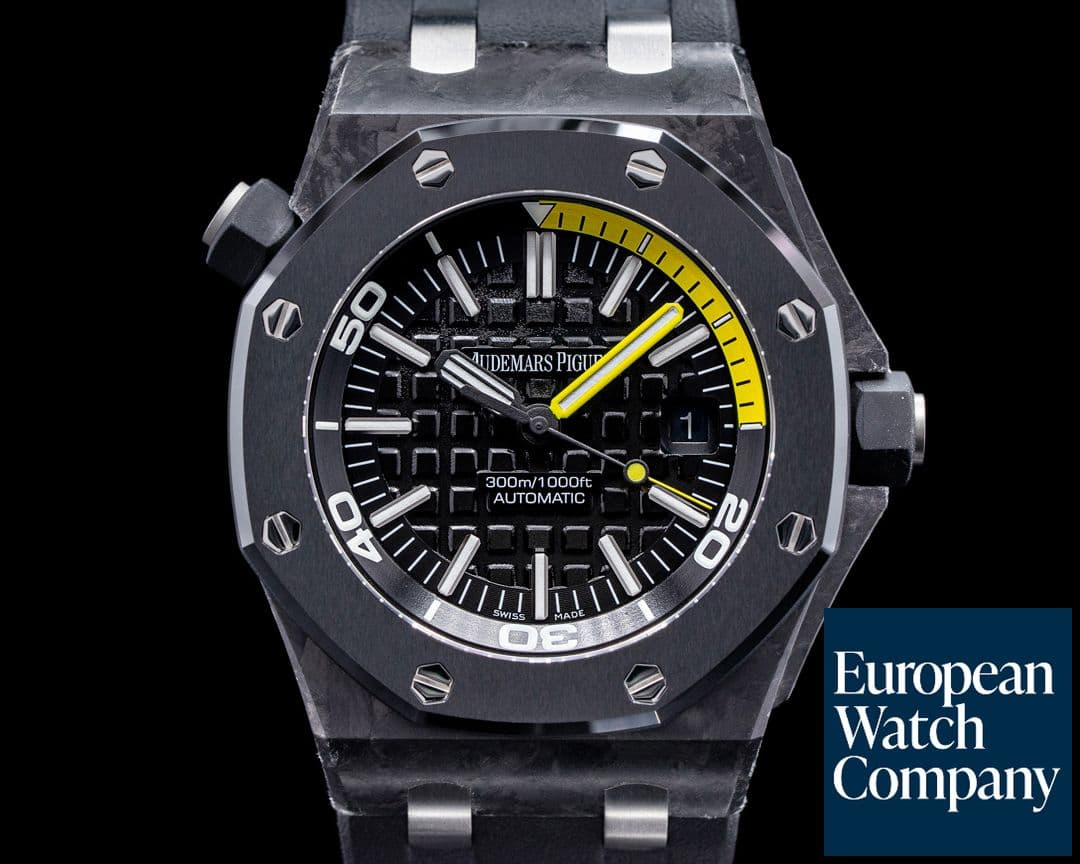 Image of Audemars Piguet Royal Oak 15706AU Offshore Diver Carbon FULL SET