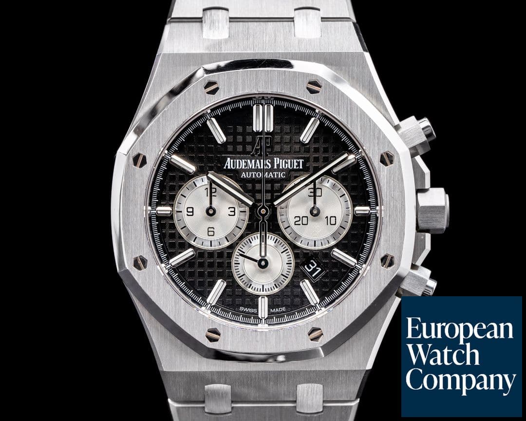 Image of Audemars Piguet Royal Oak 26331ST  Chronograph Black Dial SS 41MM 2019 FULL SET