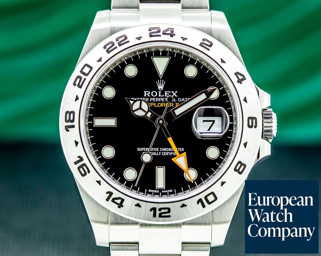 Image of Rolex Explorer II Black Dial SS / SS 