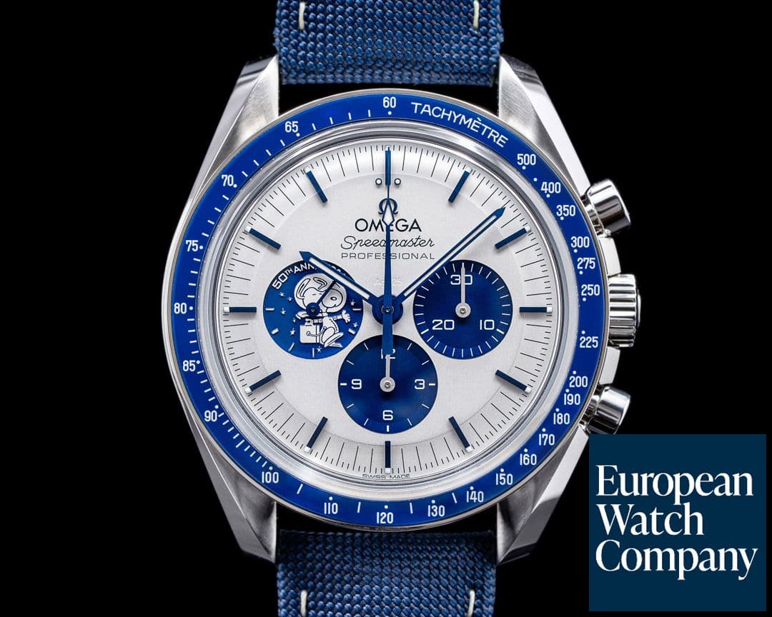 Image of Omega Speedmaster Silver Snoopy Award 50th Anniversary UNWORN
