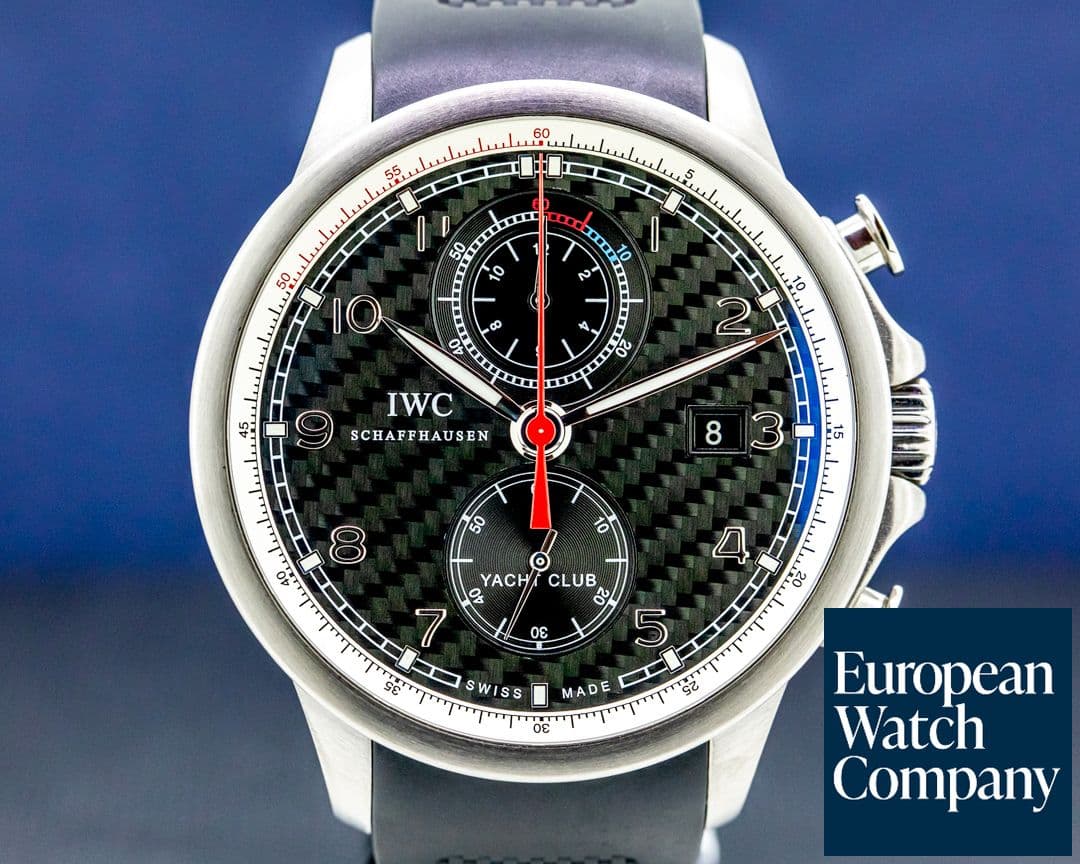 Image of IWC IWC Portuguese Yacht Club Flyback Titanium Carbon Fiber Dial 
