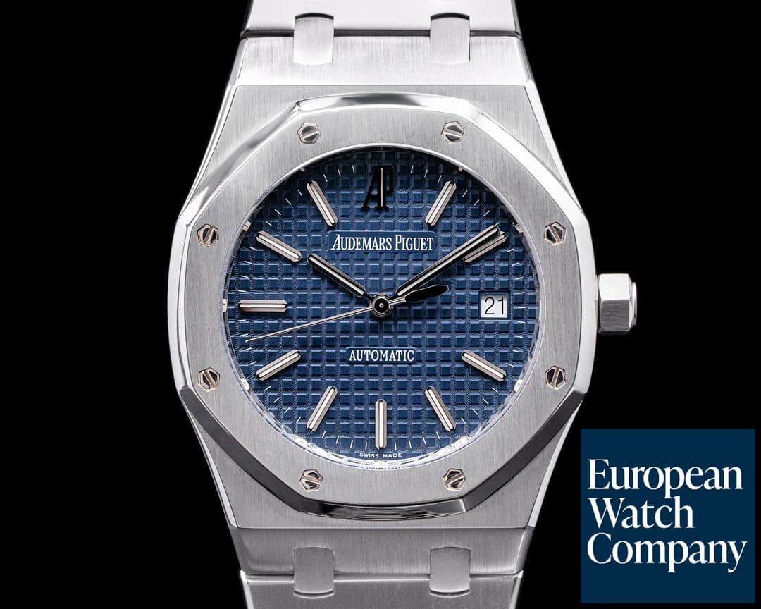 Image of Audemars Piguet Royal Oak BLUE Dial 15300ST SS 