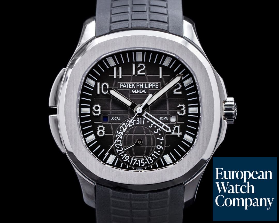 Image of Patek Philippe Aquanaut 5164A Travel Time SS / Rubber 