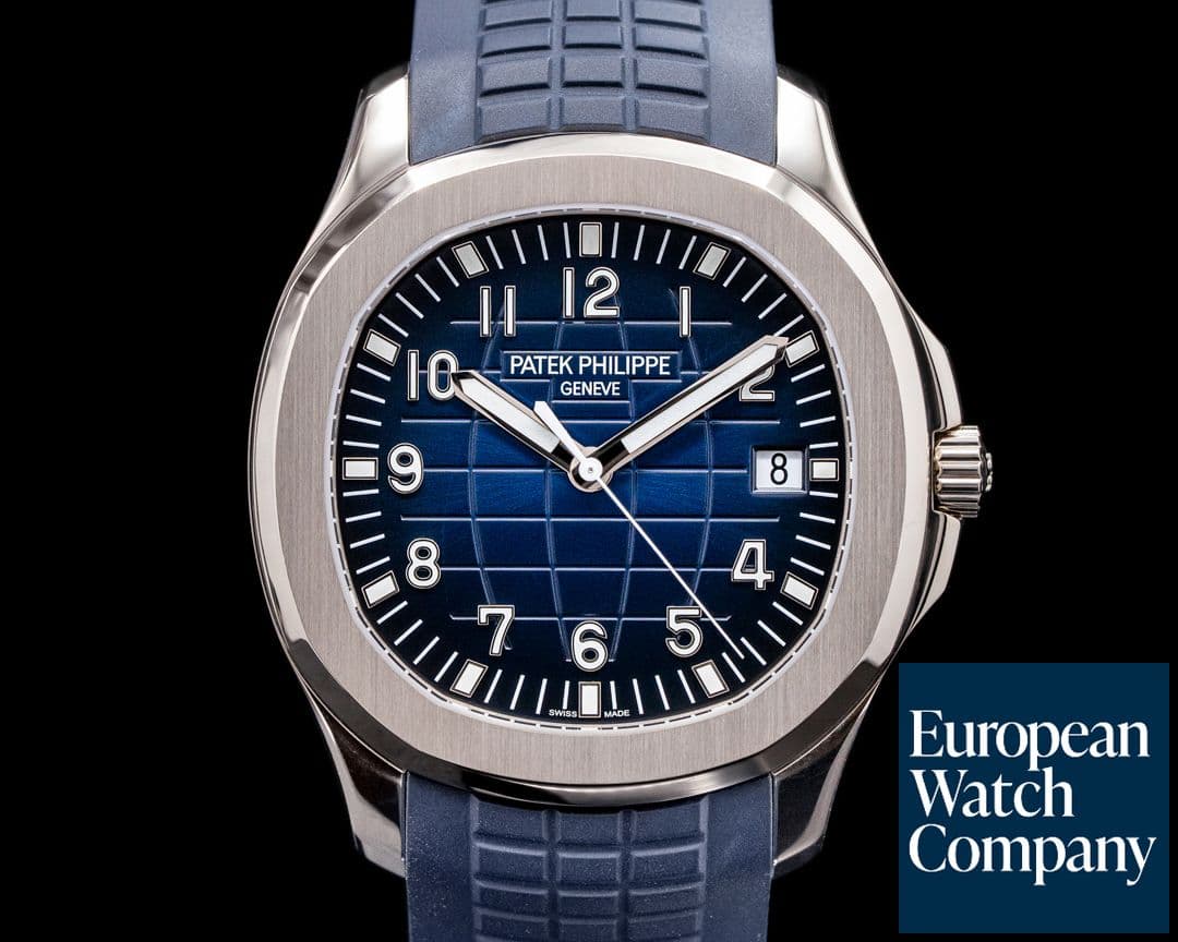 Image of Patek Philippe Aquanaut 5168G 18K White Gold / Blue Dial 2019
