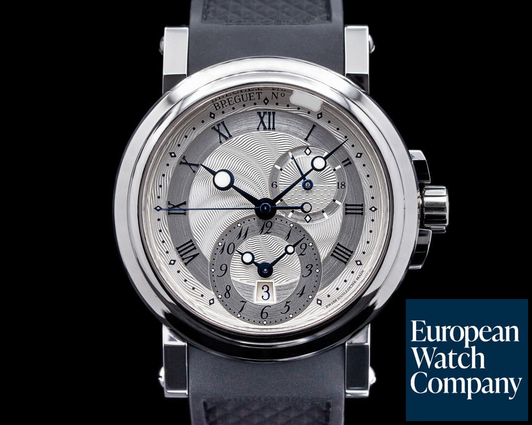 Image of Breguet Marine 5857ST Dual Time SS / Rubber 