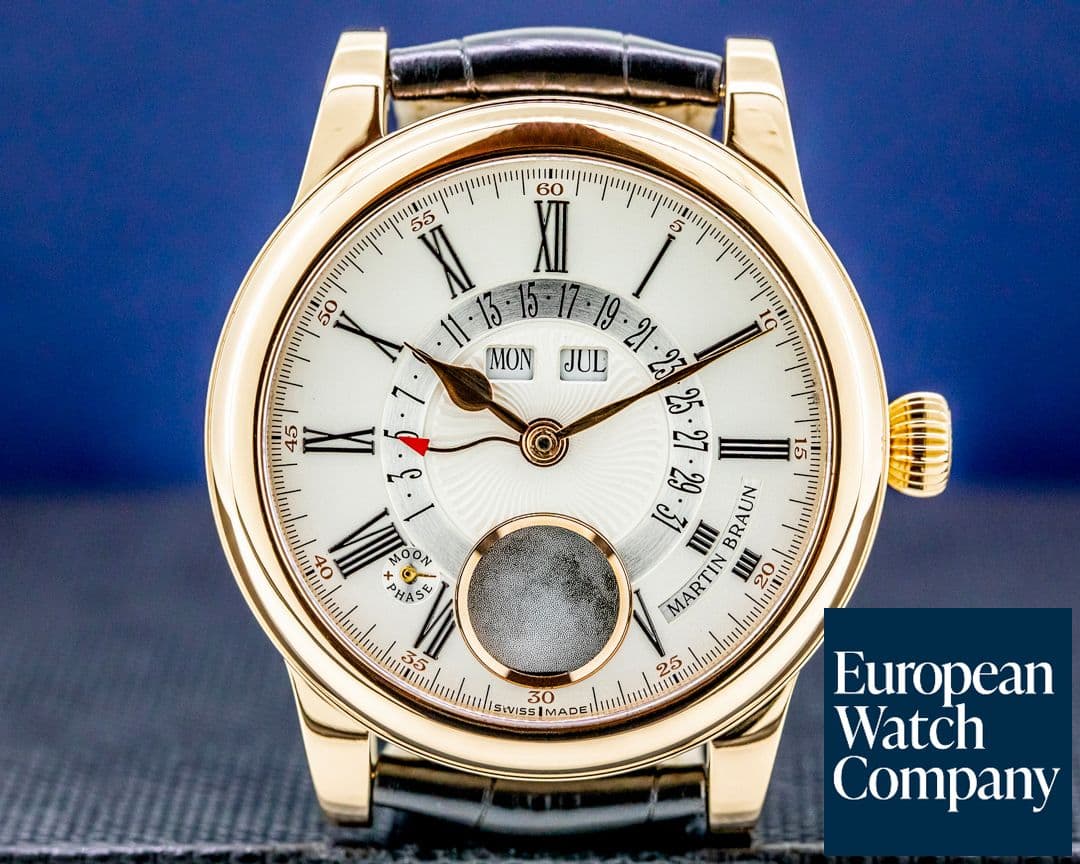 Image of Martin Braun Kephalos Annual Calendar 18K Rose Gold 44.5MM