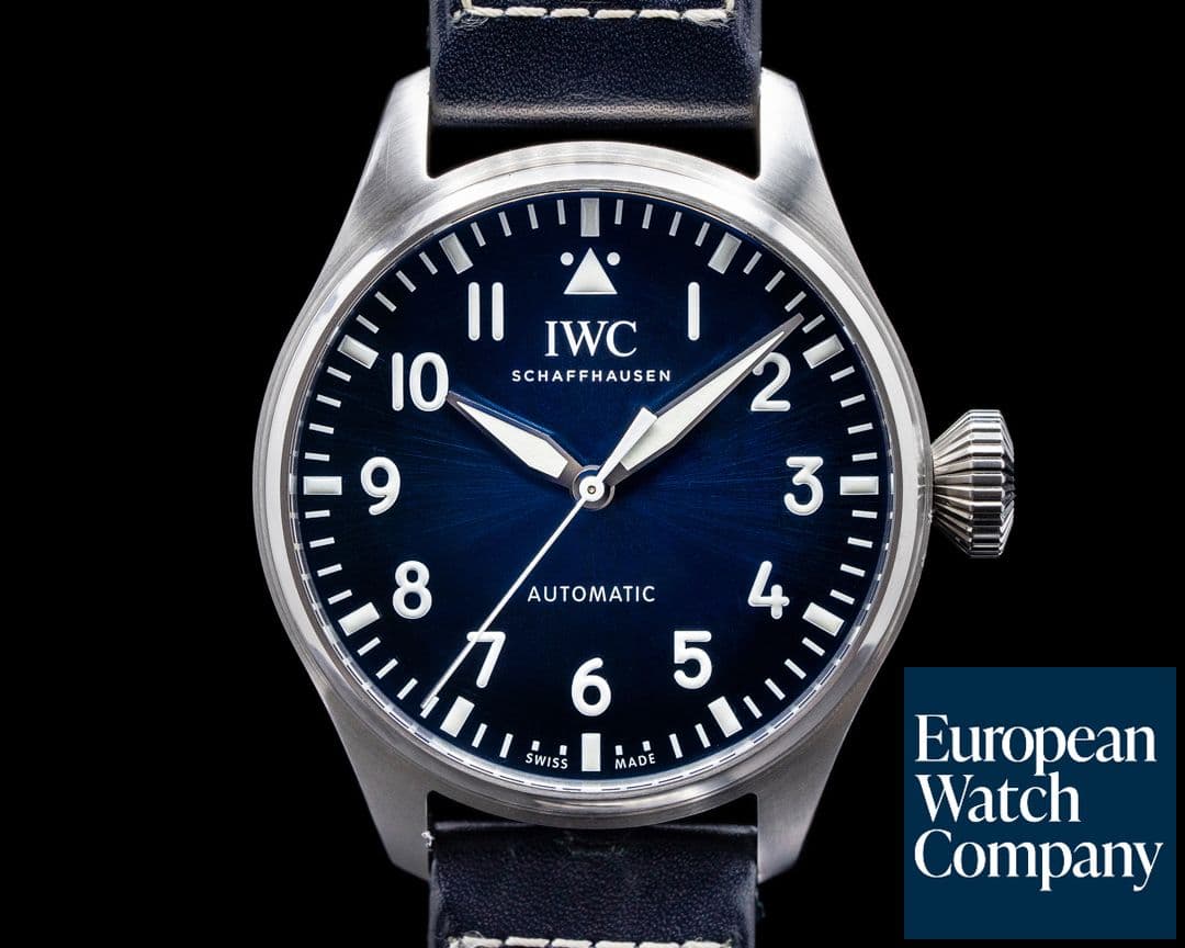 Image of IWC Big Pilot's Watch 43mm Blue Dial NEW MODEL