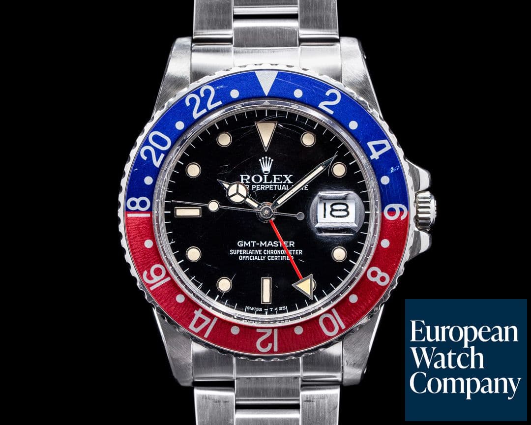 Image of Rolex GMT Master 16750 SS Pepsi Bezel 1985