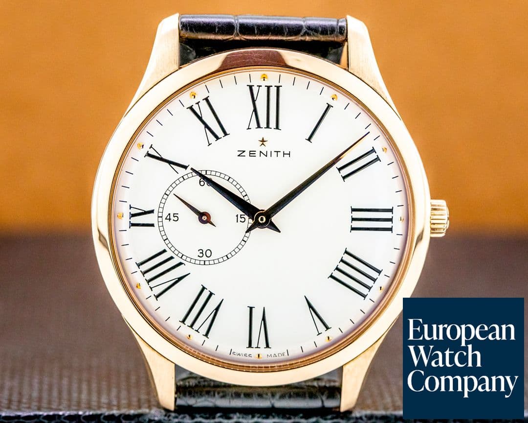 Image of Zenith Elite Ultra Thin White Dial SS