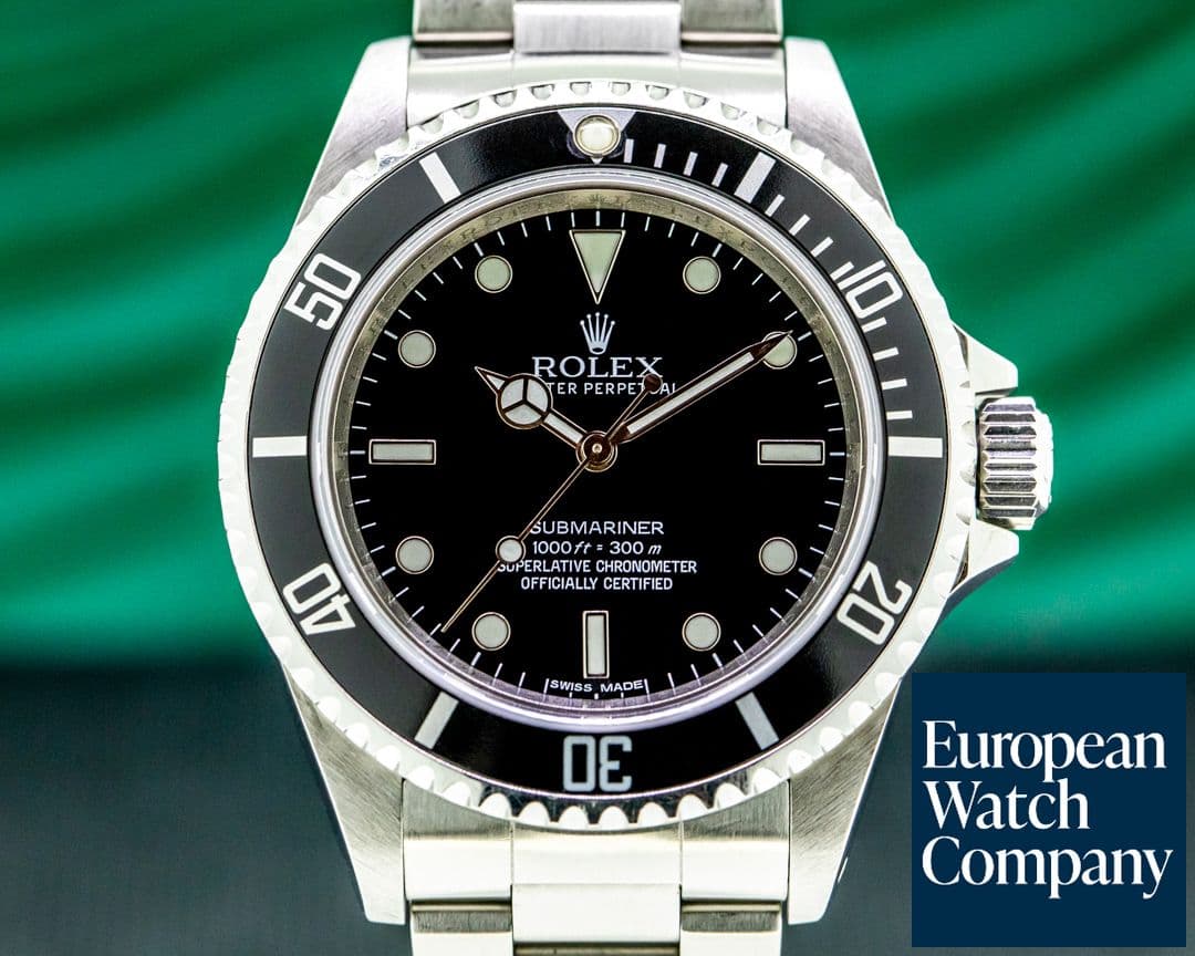 Image of Rolex Submariner No Date SS 4 Line COMPLETE
