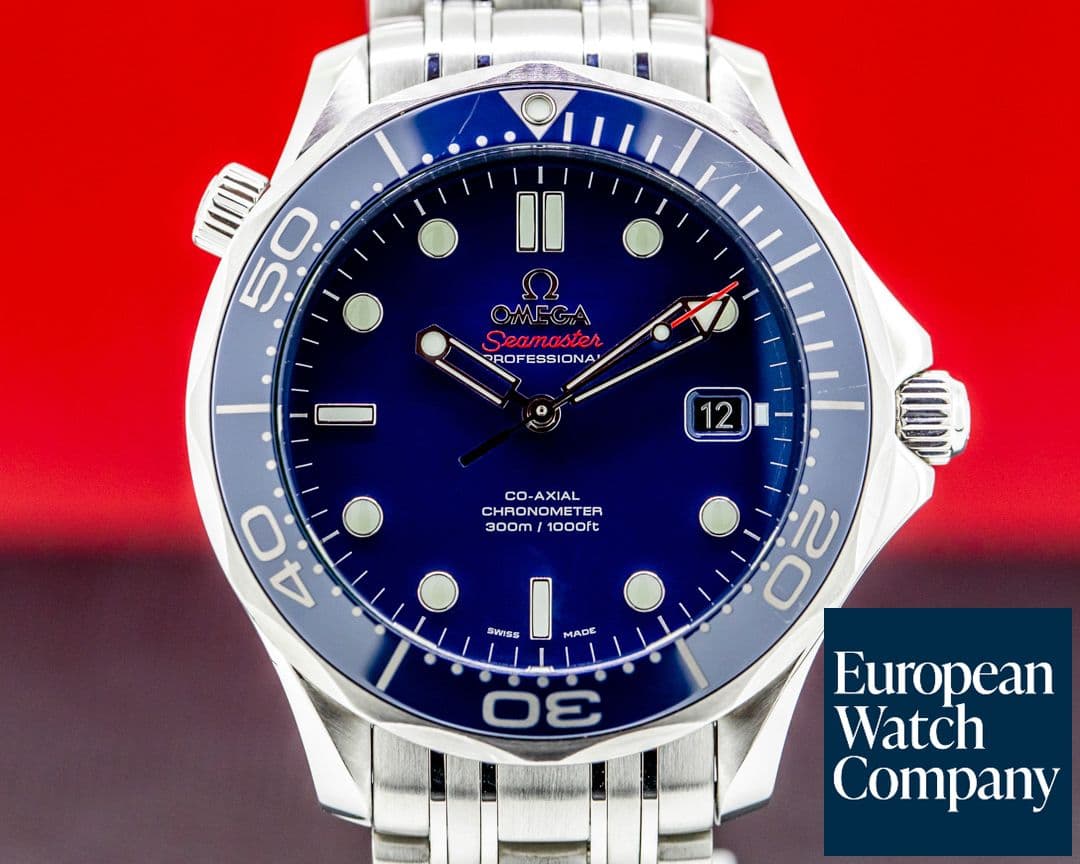 Image of Omega Seamaster Professional Blue Dial 300m Co-Axial SS