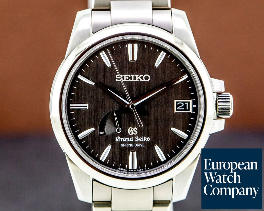 Image of Grand Seiko Spring Drive Titanium Power Reserve Grey Dial