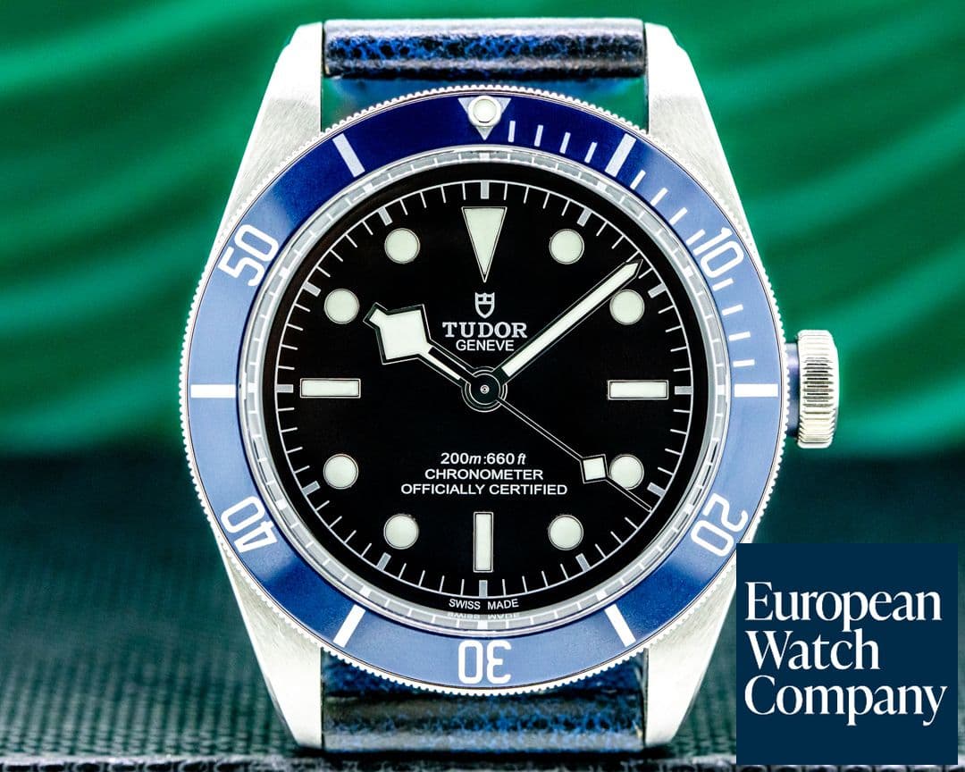 Image of Tudor Tudor Heritage 79230B Black Bay Blue 