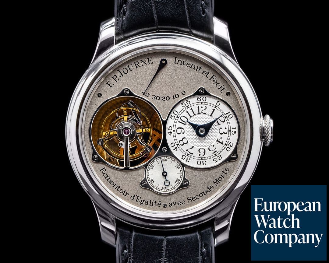 Image of F. P. Journe Tourbillon Souverain TN Remontoir "Dead Beat Seconds" Platinum 40MM FULL