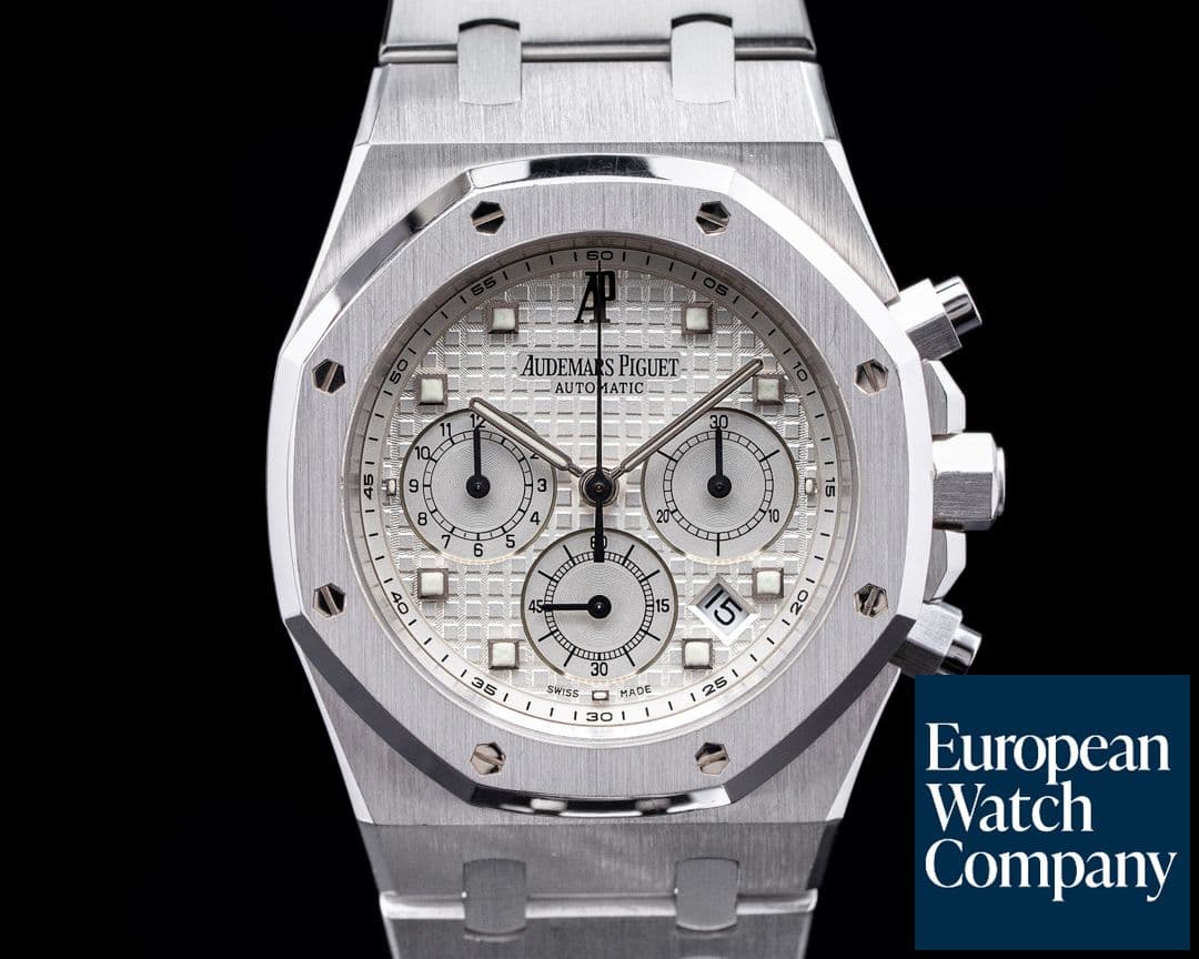 Image of Audemars Piguet Royal Oak 25960BC Chronograph 18K White Gold / White Dial RARE