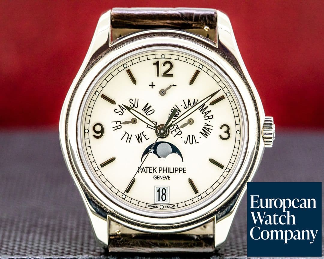 Image of Patek Philippe Annual Calendar 5146G 18K White Gold / Ivory Dial

