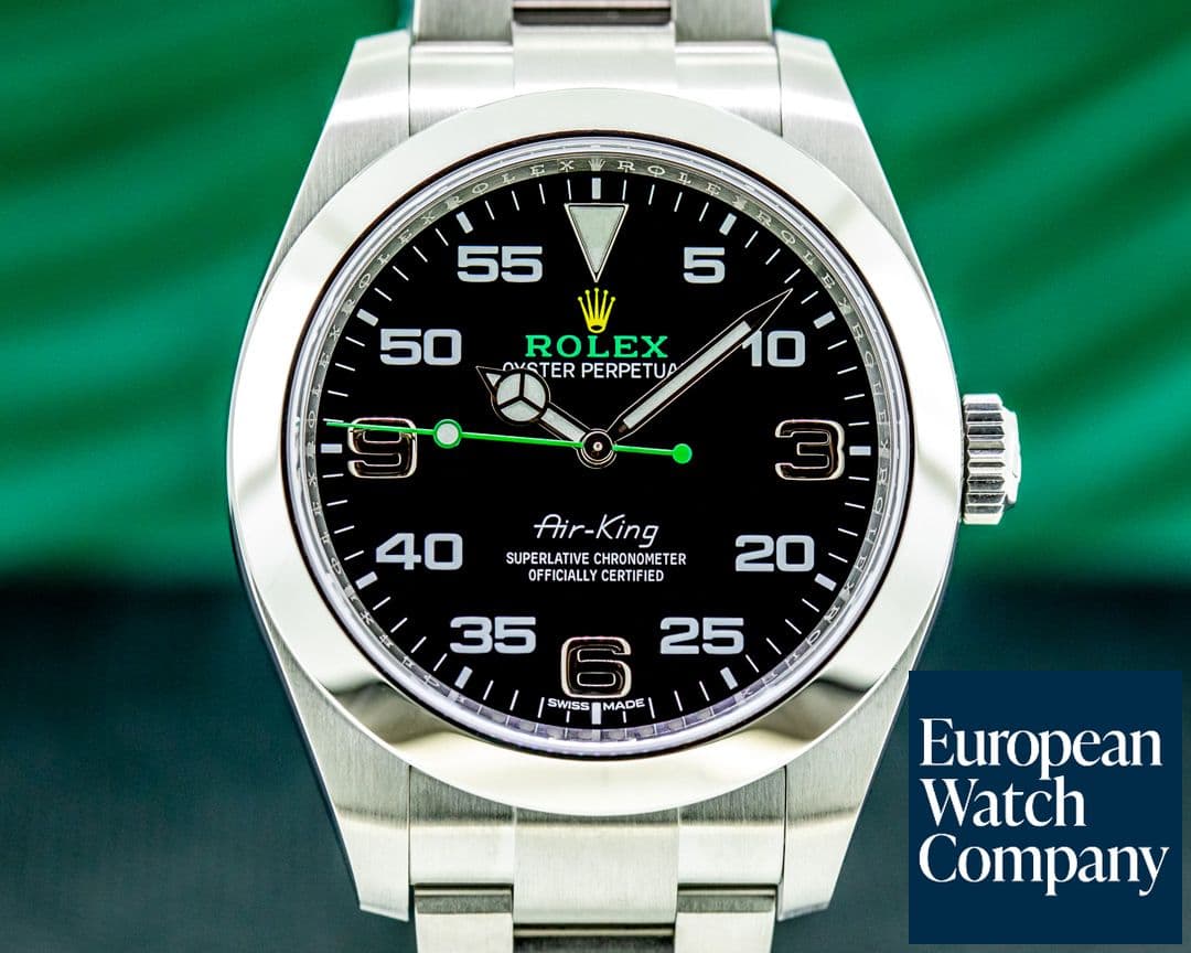 Image of Rolex Air King 116900 Black Dial SS UNWORN 2021