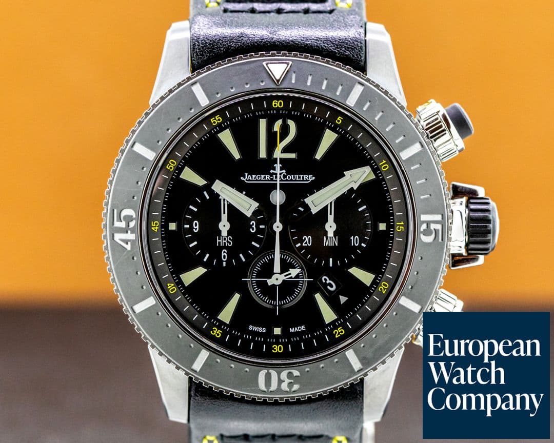 Image of Jaeger LeCoultre Master Compressor Diving Chronograph GMT
Navy Seals / Calfskin  