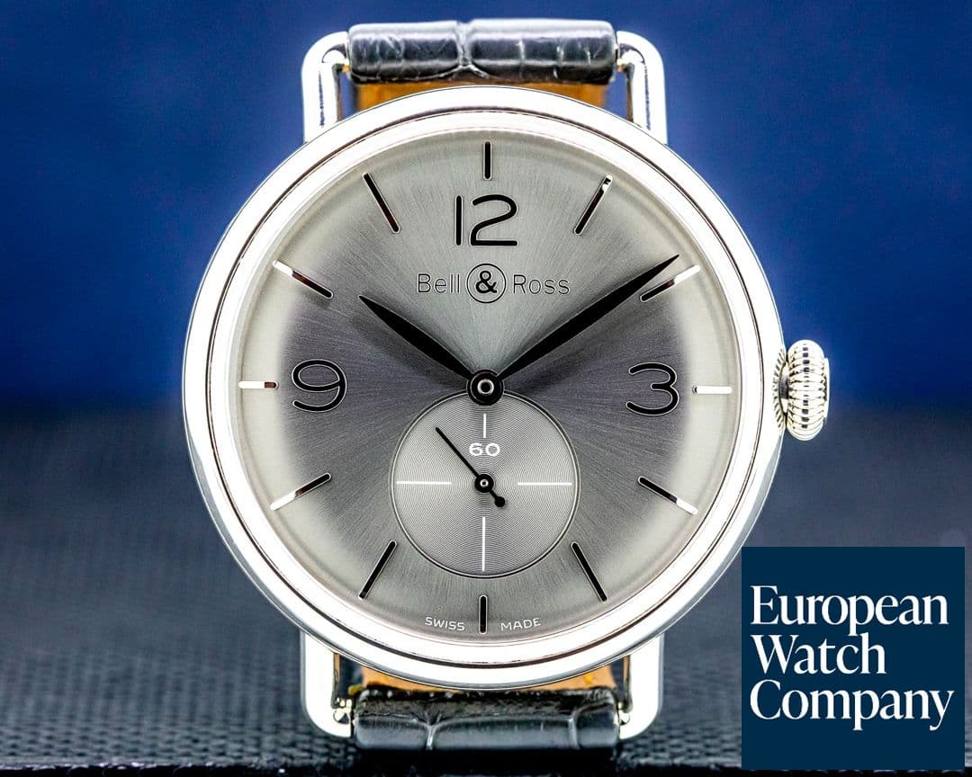 Image of Bell & Ross Vintage WW1 Argentium Silver Dial