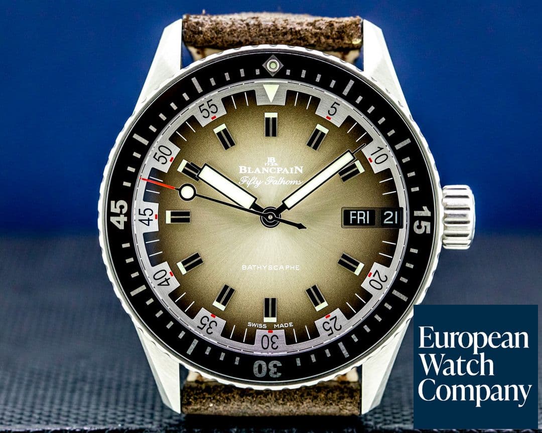 Image of Blancpain Fifty Fathoms Bathyscaphe Day Date 70's LE