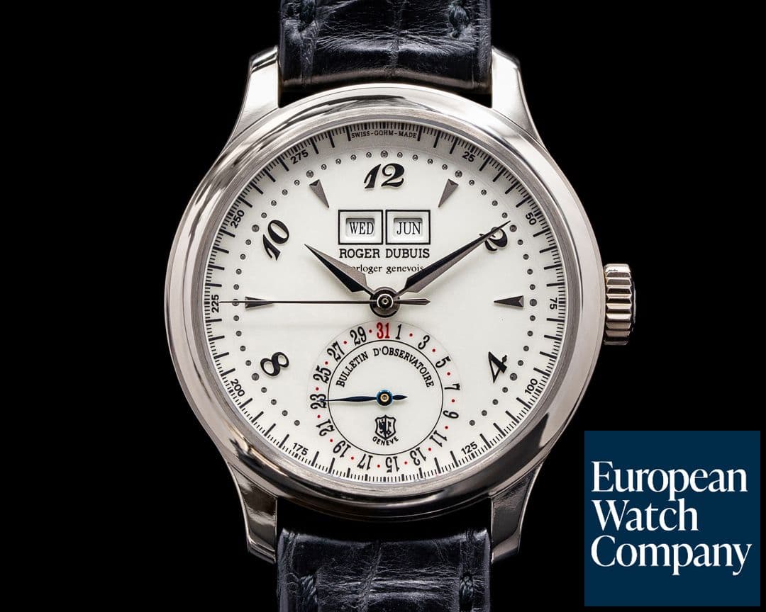 Image of Roger Dubuis Hommage H37 Triple Date 18k White Gold