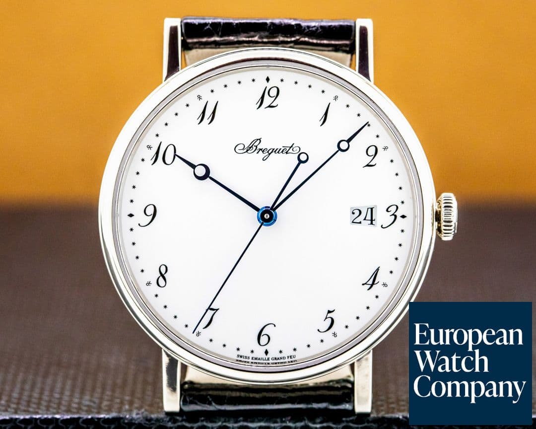 Image of Breguet Classique 5177BB Automatic Enamel Dial 18K White Gold