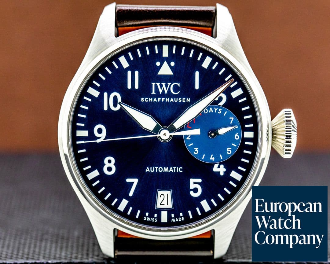 Image of IWC Big Pilot "LE PETIT PRINCE" Blue Dial 