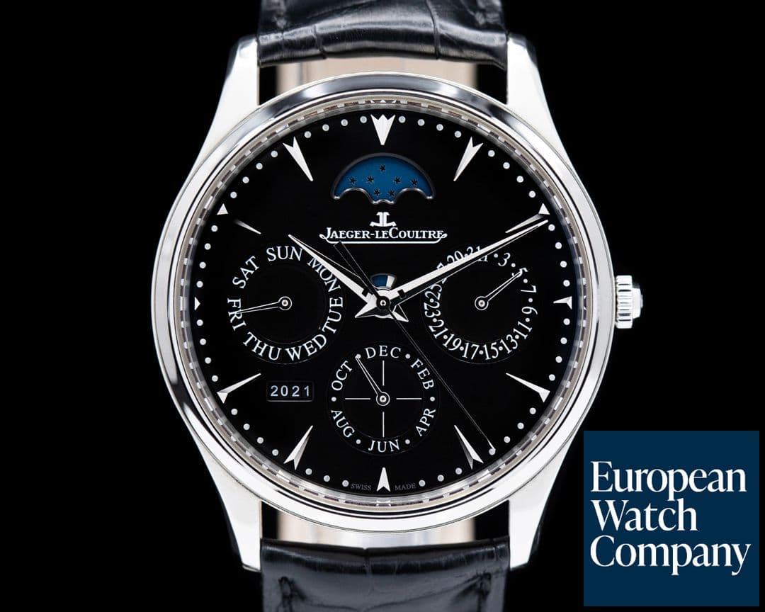 Image of Jaeger LeCoultre Master Ultra Thin Perpetual Calendar Black Dial 39MM UNWORN