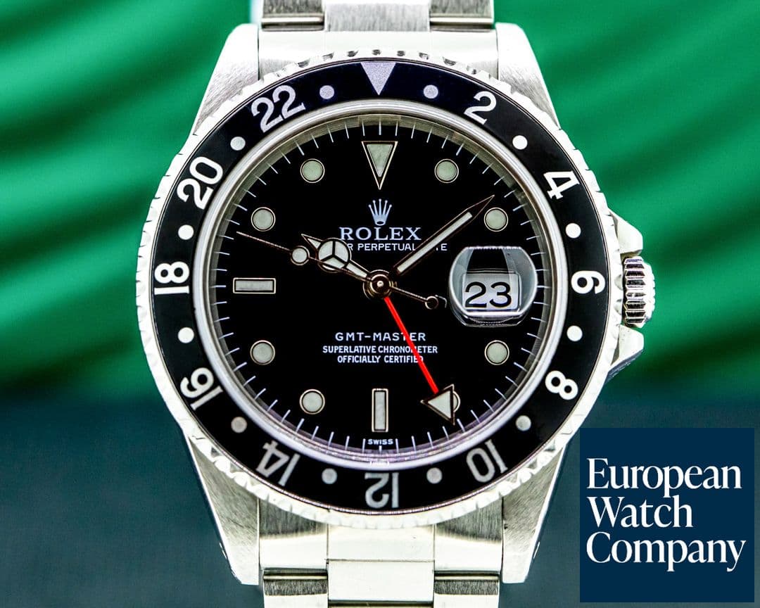 Image of Rolex 16700 GMT Master / Black Dial SHARP "Swiss Only"