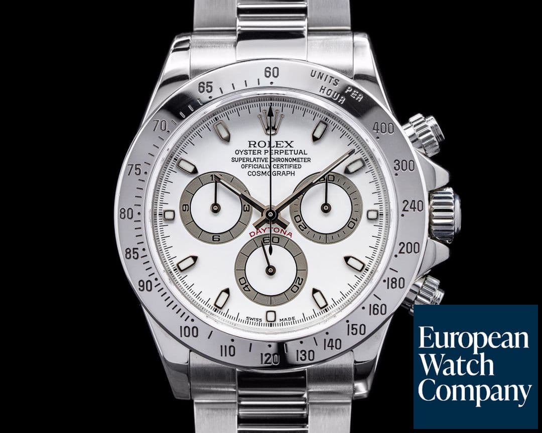 Image of Rolex Daytona 116520-0016 White Dial SS 