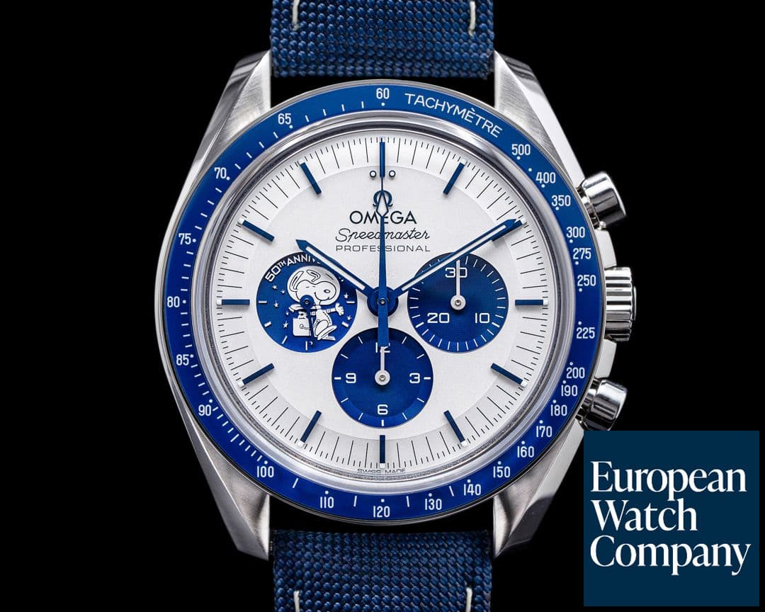 Image of Omega Speedmaster Silver Snoopy Award 50th Anniversary UNWORN