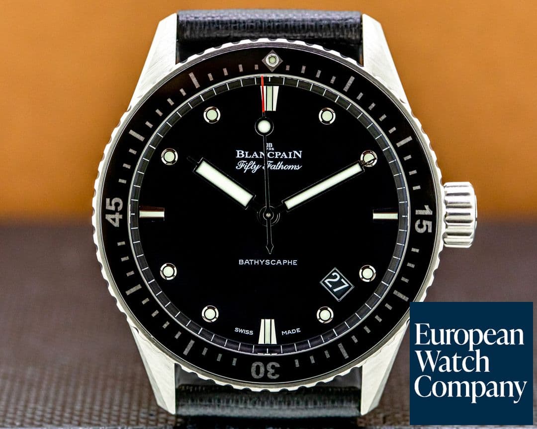 Image of Blancpain Fifty Fathoms Bathyscaphe Automatic Titanium