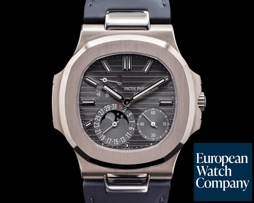 Image of Patek Philippe Nautilus 5712G Power Reserve Moonphase 18K White Gold 2020