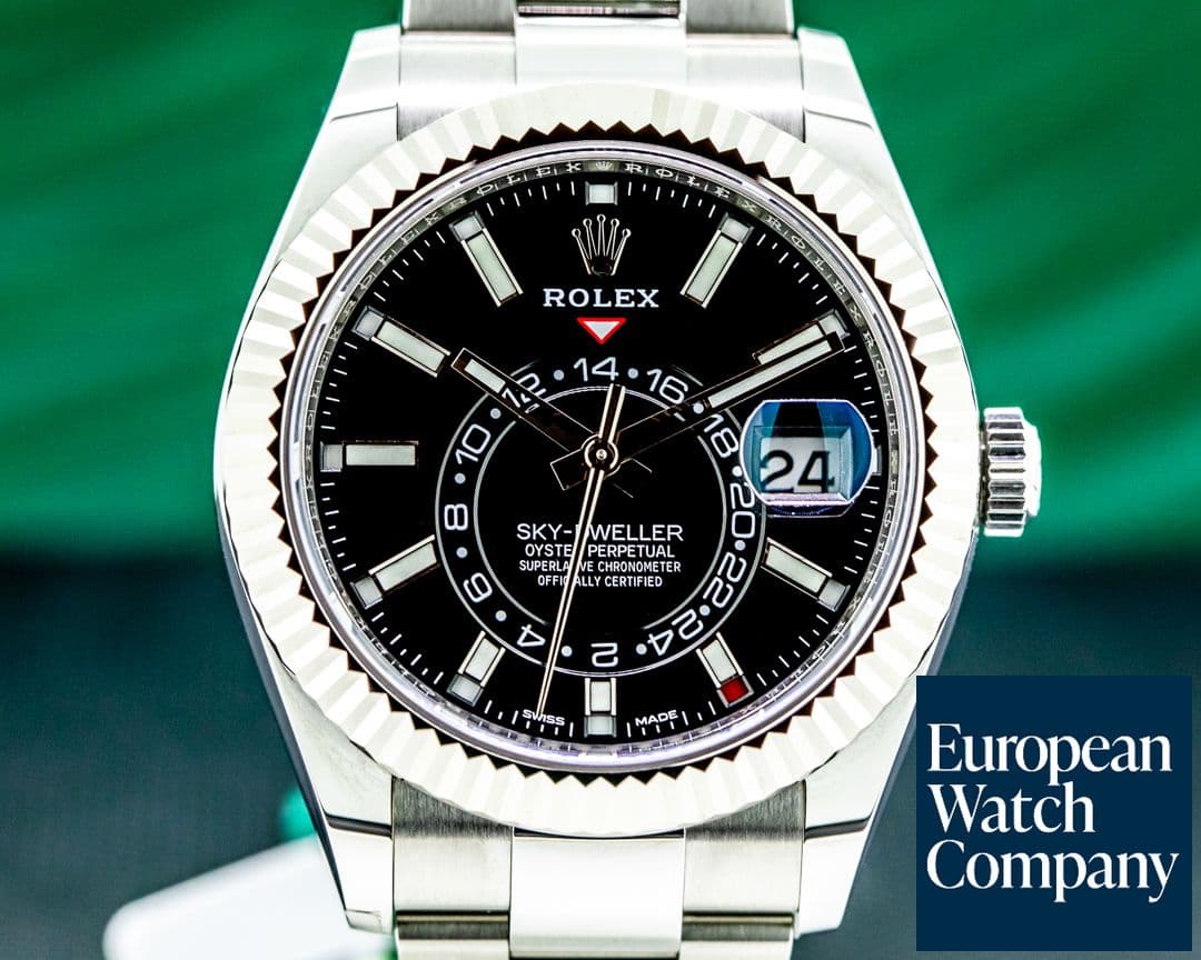 Image of Rolex Sky Dweller 326934 Steel Black Dial 2021 UNWORN 